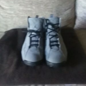 Gray Jordans size 13 shoes